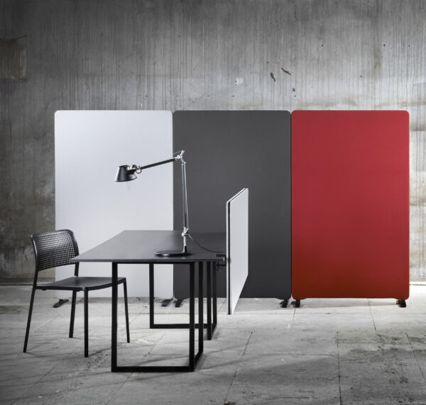 Edge ljudabsorberande golvsskärm – Höjd 1800 mm