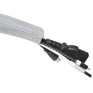 Flätad Kabelstrumpa Ø20 mm (Kardborr), 25 m