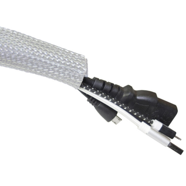 Flätad Kabelstrumpa Ø20 mm (Kardborr), 25 m