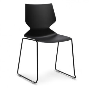 Fly – Stol i svart designad av Claudio Bellini