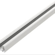 Global 1-fas skena 2 m – Mattsvart eller Mattvit