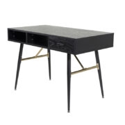 Gold Skrivbord 60 x 110 Svart