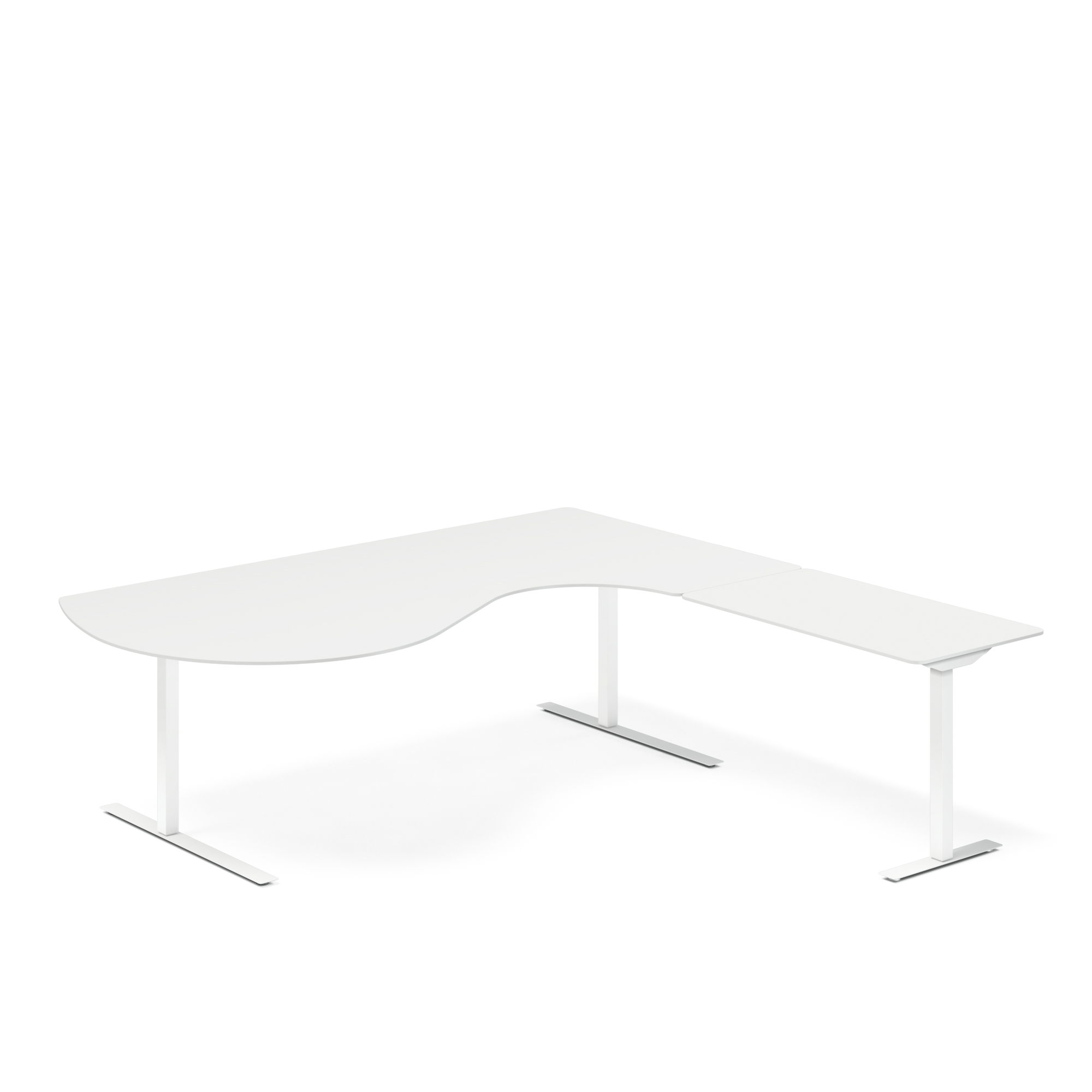 Hörnbord &amp; Mötesbord DNA – Höj- och sänkbart 2365 x 1800/2000/2200 mm