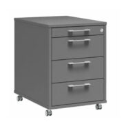 Hurts DNA – 4 lådor, mörkgrå