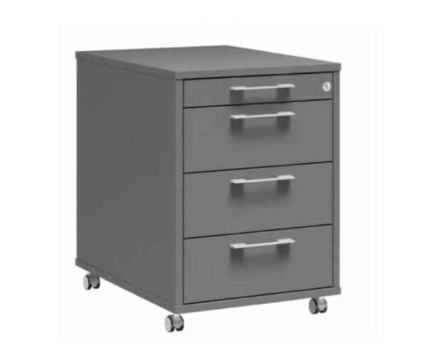 Hurts DNA – 4 lådor, mörkgrå