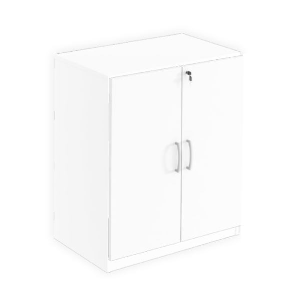 Hylla 2-pärmplan med dörrar 800x400x914