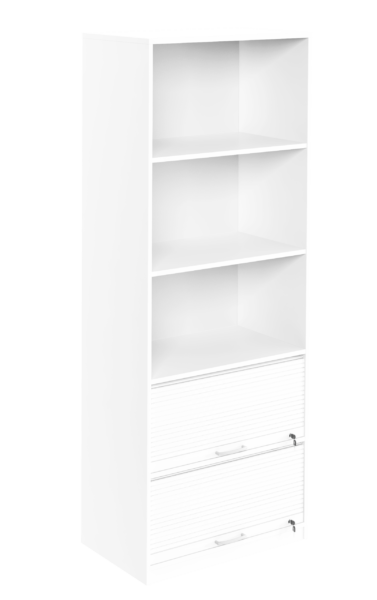 Jalusiskåp – 2 jalusi & 3 pärmplan – 800x400x2129 mm