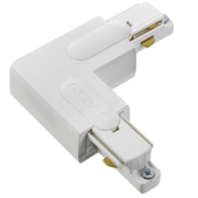 L-koppling Global 1-fas skena – mattsvart eller mattvit