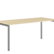 Luna U – Stilrena bord med fasta ben i U-form för det moderna kontoret