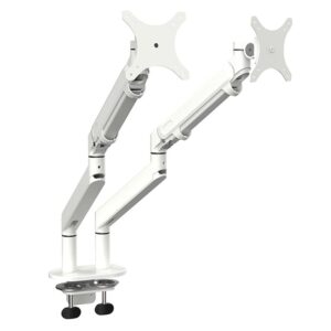 Monitorarm – 2 skärmar – Vit