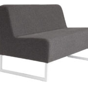 Monte Carlo AIR 120 cm – 2-sits kontorssoffa med avtagbart tyg