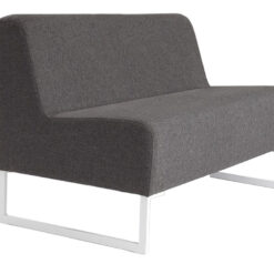 Monte Carlo AIR 120 cm – 2-sits kontorssoffa med avtagbart tyg