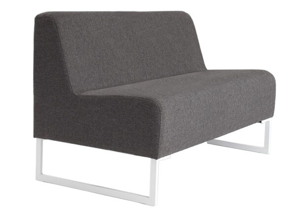 Monte Carlo AIR 120 cm – 2-sits kontorssoffa med avtagbart tyg