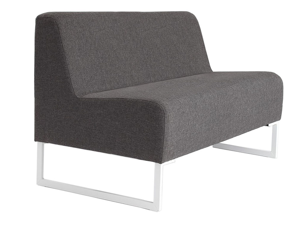 Monte Carlo AIR 120 cm – 2-sits kontorssoffa med avtagbart tyg