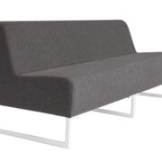 Monte Carlo AIR 180 cm – 3-sits kontorssoffa med avtagbar klädsel