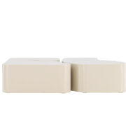Nordland Soffbord Tabell 1: 95×70, Tabell 2: 74×60, Tabell 3: 40×40 Beige