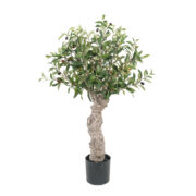 Oliv 80 cm – Konstgjort träd 2-PACK