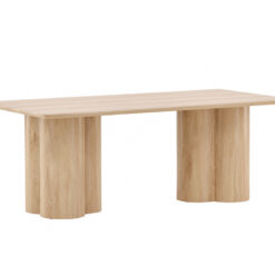 Olivia Soffbord 60 x 120 Vitputsad