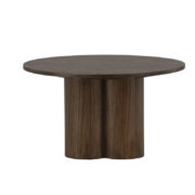 Olivia Soffbord ø80 -3 färger – Mocka, svart eller Vitpigment