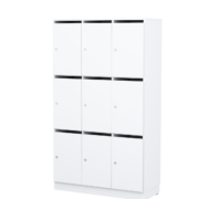 Personalskåp – 9 fack med postfack 1000x420x1725 mm