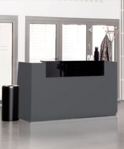 Receptionsdisk DNA – Elektriskt höj- och sänkbar, 173 cm, Antracit