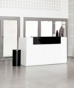 Receptionsdisk DNA – Elektriskt höj- och sänkbar, 173 cm, Vit