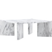 Rogaland Soffbord 100 x 100 Vit