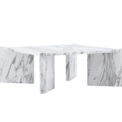 Rogaland Soffbord 100 x 100 Vit