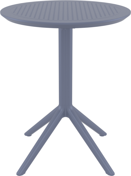 SKY Bord – Runt cafébord med vikbar bordsskiva