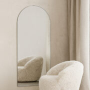 Sarasota stor spegel 193×100 cm – helkroppsspegel med silverram