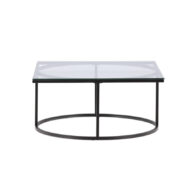 Skanör Soffbord 90 x 90 Svart