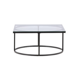 Skanör Soffbord 90 x 90 Svart