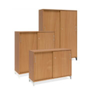 Skåp med skjutdörrar 1200 mm  – DNA – Bok