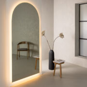 Skeppsvik x Josefin Lustig – Stor spegel 210 × 100 cm med LED