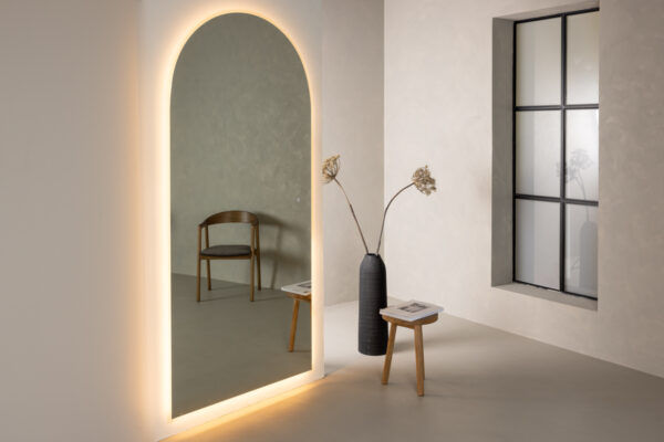 Skeppsvik x Josefin Lustig – Stor spegel 210 × 100 cm med LED