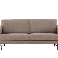 Sky 3-sits soffa – Brun eller Vit | Polyester/Stål | Sitthöjd 45 cm
