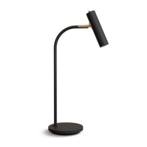 Slender Bordslampa – Stilren och modern belysning – Svart / mässing