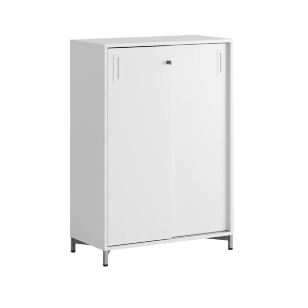 Småland Skjutdörrsskåp med metallfötter – 80×115,5 cm