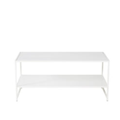 Staal Sidobord 45 x 102 x 43 Beige, vit eller svart – Vit