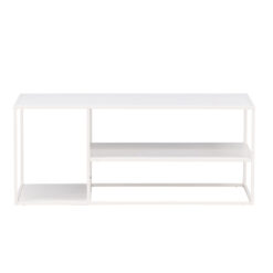 Staal Soffbord 50 x 50 x 120 -. 3 färger – Vit, beige eller svart