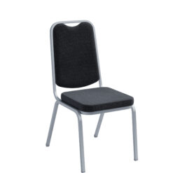 Style – Konferensstol för mötes- och konferensrum – Svart sits / silvergrått stativ