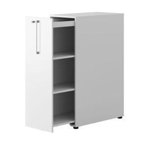 Towerskåp Modify Vänster 80x42x120 cm – Vit