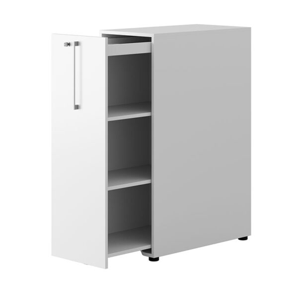 Towerskåp Modify Vänster 80x42x120 cm – Vit