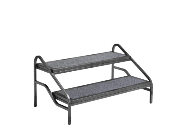 Trappa till fällbar scen