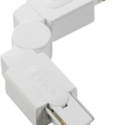 Vridbar skarv Global 1-fas skena – Mattsvart eller Mattvit