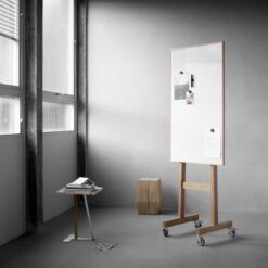 Wood Mobil Whiteboard – 708 x 1960 x 500