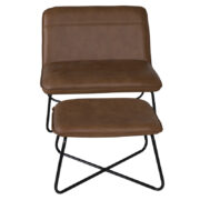 X Loungefåtöljer Brun