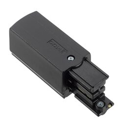 XTS11-2 End Feed Svart | Ändmatning för Global 3-fas skena | Belid