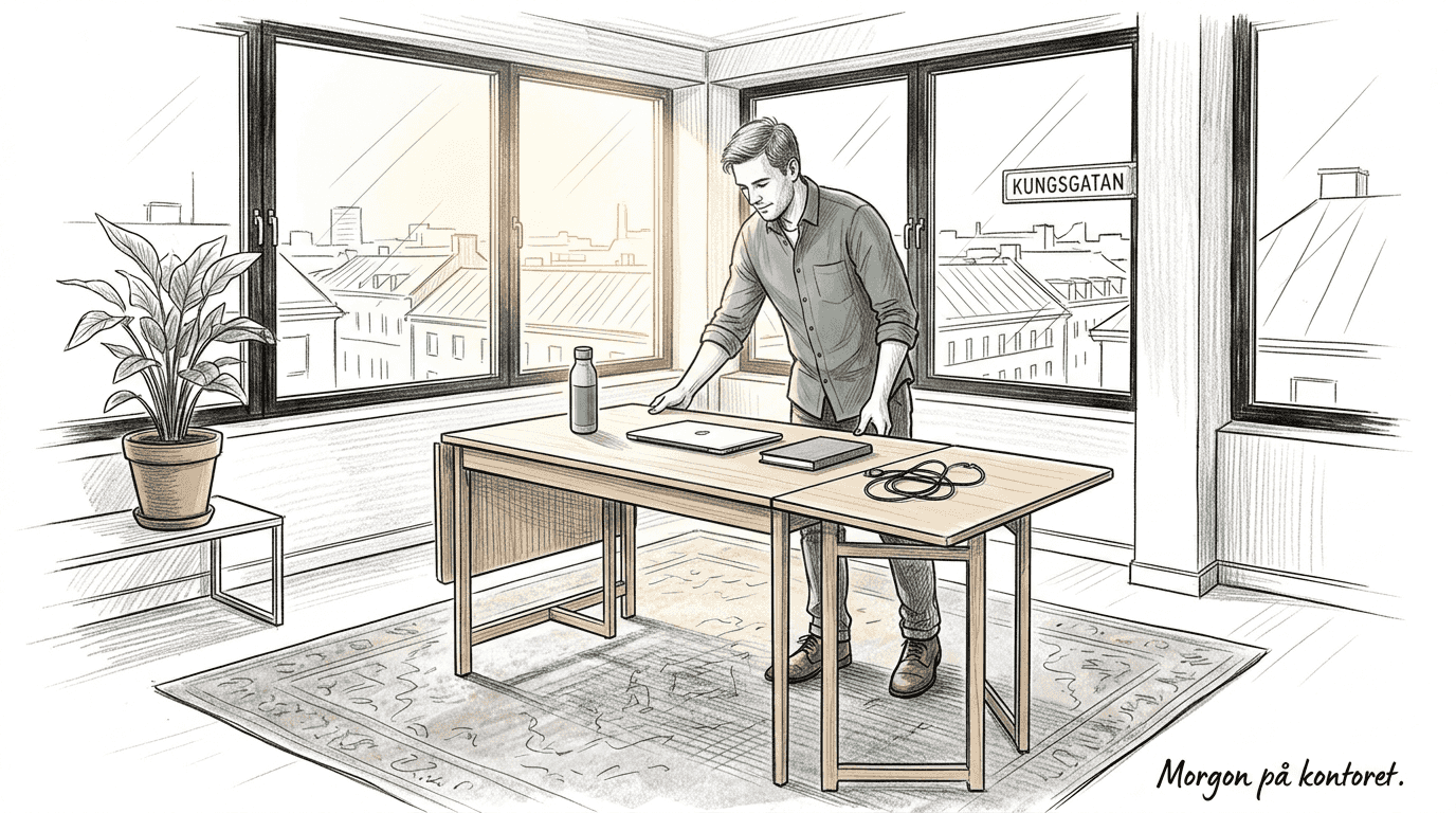Optimera arbetsplatsen med fällbord: flexibel lösning 2026