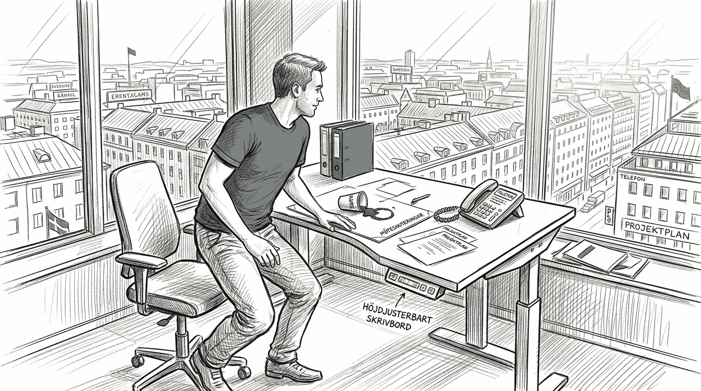 Varför använda höj- och sänkbart skrivbord för ergonomi 2026